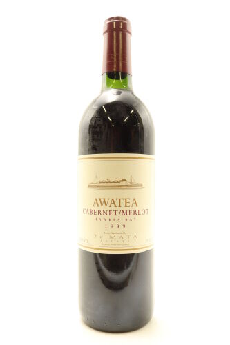 (1) 1989 Te Mata Estate Awatea Cabernets Merlot, Hawke's Bay