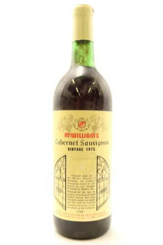 (1) 1975 McWilliam's Cabernet Sauvignon, Hawkes Bay