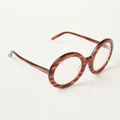 Tsumori Chisato Round Glasses with Case