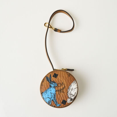 MCM Mini Tambourine Zip Pouch with Dust Bag