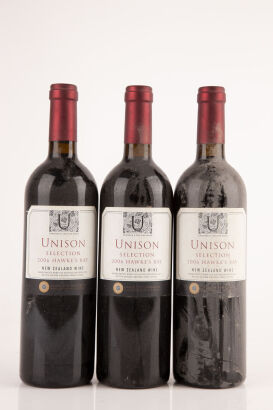 (3) 2006 Unison 'Selection' Syrah Cabernet Merlot, Gimblett Gravels, Hawkes Bay