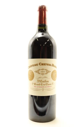 (1) 2005 Chateau Cheval Blanc, Saint-Emilion Grand Cru [JR17] [RP100] [WS96] [WE97]