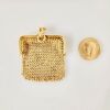 20ct Yellow Gold Antique Mesh Gold Purse with 1913 Half Sovereign Inside - 2