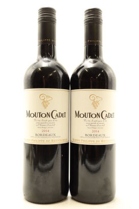 (2) 2014 Baron Philippe de Rothschild Mouton Cadet, Bordeaux