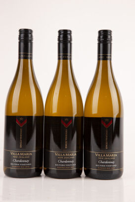 (3) 2015 Villa Maria Chardonnay Single Vineyard Keltern, Hawkes Bay