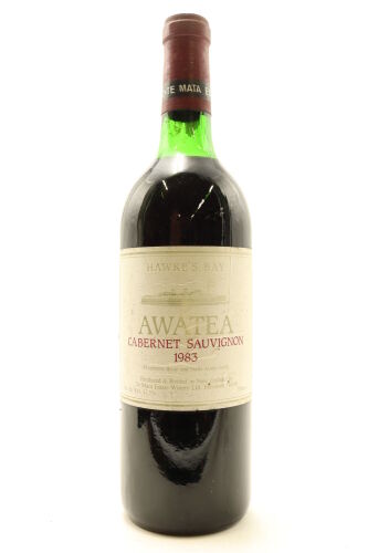 (1) 1983 Te Mata Estate Awatea Cabernets Merlot, Hawke's Bay (TS)