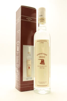 (1) Verino Aspostalagma Oyzo, 59% ABV