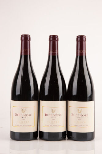 (3) 2009 Te Mata Estate Bullnose Syrah, Hawkes Bay