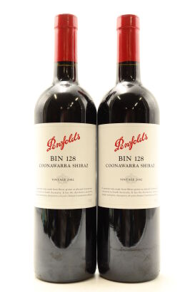 (2) 2002 Penfolds Bin 128 Shiraz, Coonawarra