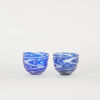 A Pair of Shimada Shinpei Glass Vessels