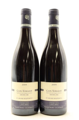 (2) 2009 Domaine Anne Gros Clos de Vougeot Grand Cru Le Grand Maupertui, Cote de Nuits [JR17.5]