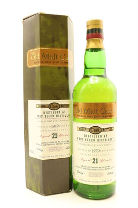 (1) 1979 Douglas & Laing The Old Malt Cask Port Ellen 21 Year Old Single Malt Scotch Whisky, 50% ABV &diams;