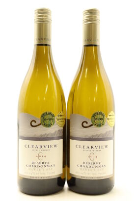 (2) 2014 Clearview Reserve Chardonnay, Hawkes Bay [JR17]