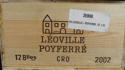 (12) 2002 Chateau Leoville Poyferre