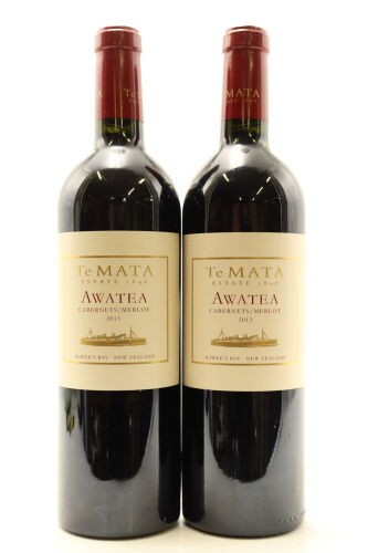 (2) 2013 Te Mata Awatea Cabernets Merlot, Hawke's Bay