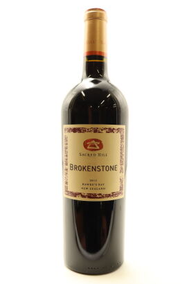 (1) 2013 Sacred Hill Brokenstone Merlot Malbec, Hawkes Bay [BC97]