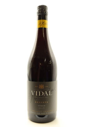 (1) 2018 Vidal Estate Reserve Syrah, Gimblett Gravels