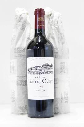 (3) 2005 Chateau Pontet Canet