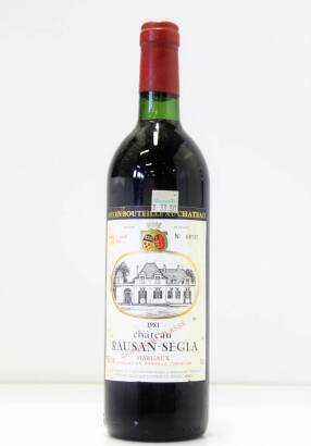 (1) 1981 Chateau Rausan-Segla