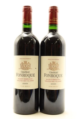 (2) 2009 Chateau Fonroque, Saint-Emilion Grand Cru