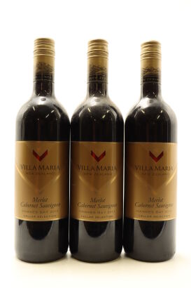 (3) 2013 Villa Maria Cellar Selection Merlot - Cabernet Sauvignon, Hawke's Bay