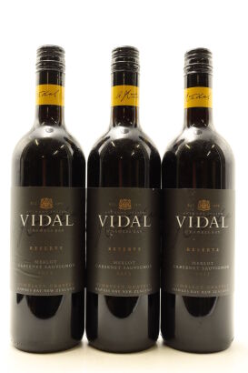 (3) 2013 Vidal Estate Reserve Merlot Cabernet Sauvignon, Gimblett Gravels [BC94]