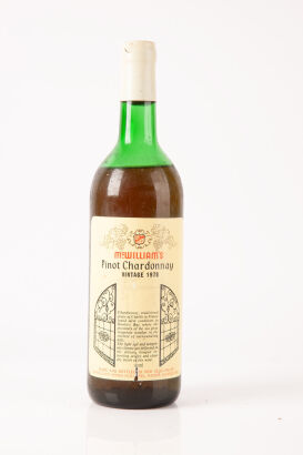 (1) 1978 McWilliams Pinot Chardonnay, Hawkes Bay