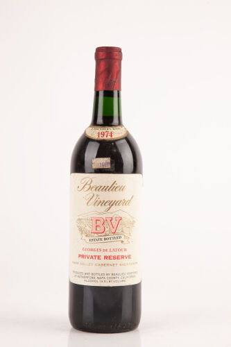 (1) 1974 Beaulieu Vineyard Georges de Latour Private Reserve, Napa