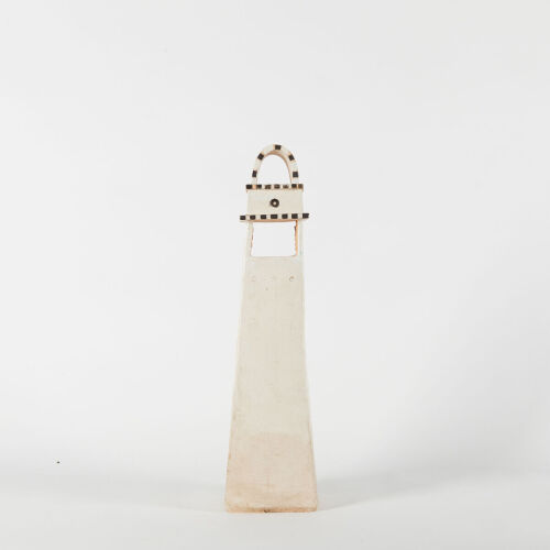 A Max Mcclellan Studio Pottery Sculpture Of A Lighthouse