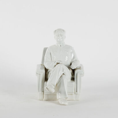 A Seated Statue of Chairman Mao