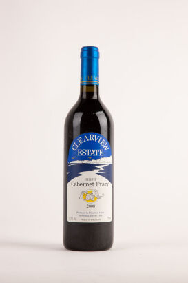 (1) 2000 Clearview Estate Reserve Cabernet Franc, Hawkes Bay