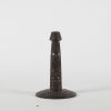 A Carved Souvenirware Candle Stick Holder