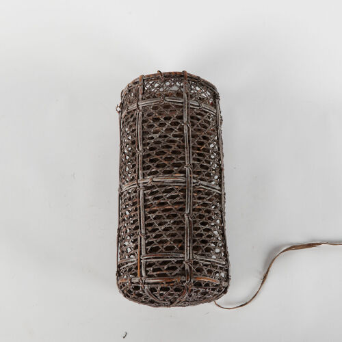 A Wooven Fishing Basket