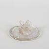 An ABC Clear Swan Ashtray - 2