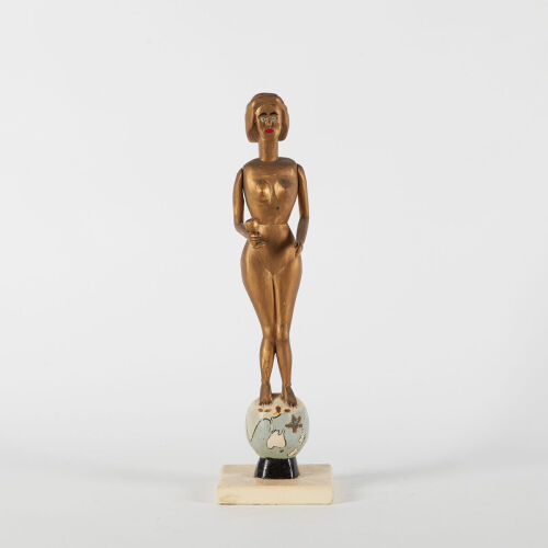 A Folk Art Statue
