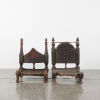 A Pair of 19th Century Northern Pakistani Traditional 'Swat Valley' Low Seat