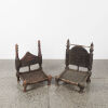 A Pair of 19th Century Northern Pakistani Traditional 'Swat Valley' Low Seat - 2