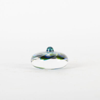 A Kosta Warff Jewel Glass Paper Weight