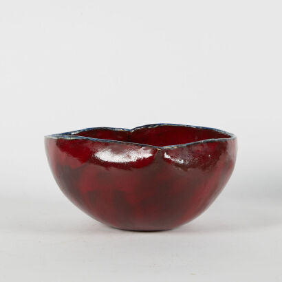 A Large Nicky Jolly Heart-Shaped Bowl