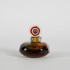 A Murano Sommerso Faceted Glass Perfume Bottle With Stopper