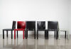A Set Of Six Paolo Piva Leather Arcadia Dining Chairs for B&B Italia C.1980s
