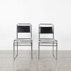 A Pair Of Marcel Breuer B5 Leather Chairs