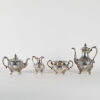 A Victorian Sterling Silver Four-Piece Tea And Coffee Service Set