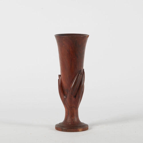A Pitcairn Island Miro Wood Chalice