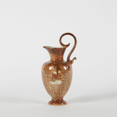 A Titian pottery Egyptian Pattern Jug Vase