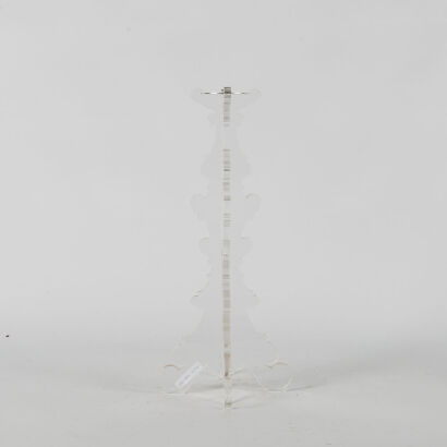 A Plexiglass Kartell Style Candelabra