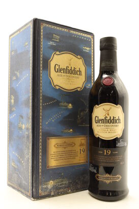 (1) Glenfiddich 19 Year Old Age of Discovery Bourbon Cask Reserve Single Malt Scotch Whisky, 40% ABV