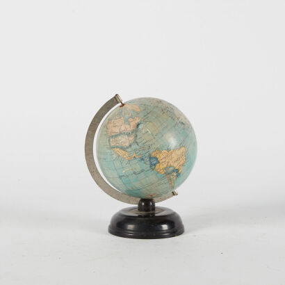 A Small Vintage Desk Globe