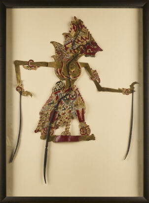 An Indonesian Framed Puppet