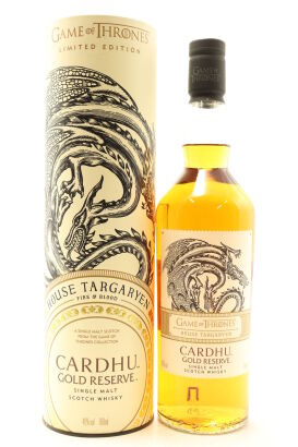 (1) Cardhu, Game Of Thrones House Targaryen Gold Reserve Single Malt Scotch Whisky, 40% ABV